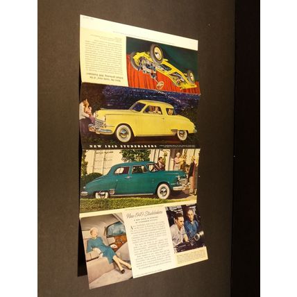 New 1949 Studebakers Sales Brochure Commander Regal De Luxe Starlight Champion