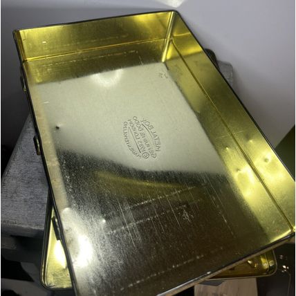 Sewing Metal Box Genuine Dodo 1983 London England EMPTY Collectible Tin Decor