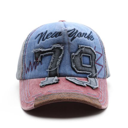 cap women's sunblock baseball cap Men make old digital embroidered