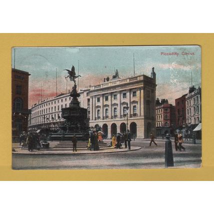Piccadilly Circus - Postally Used - Olveston 24th December 1907 Postmark
