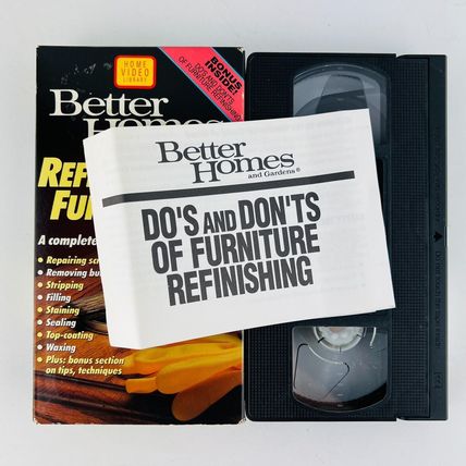 Refinishing Furniture VHS Video Tape ~ Better Homes and Gardens