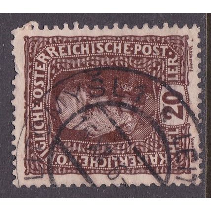 Austria 1916 LITOMYSL POSTMARK on Franz Ferdinand 20h VGC