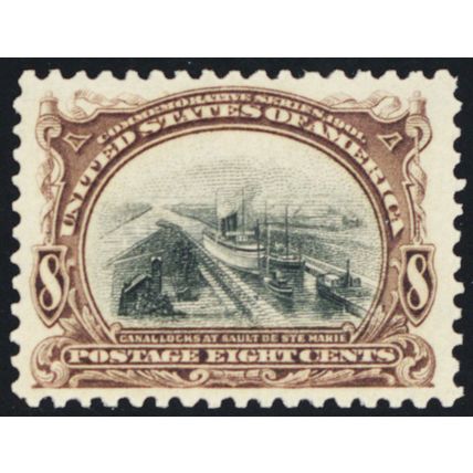 298, Mint VF NH 8¢ - With Graded PSE Certificate - Stuart Katz