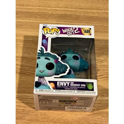 Funko Pop! Pixar: Inside Out 2 - Envy on Memory Orb #1449 (Box & Protector)