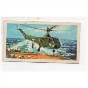 1972 Brooke Bond Tea card History of Aviation card No.27 Sikorsky R-4 Helicopter