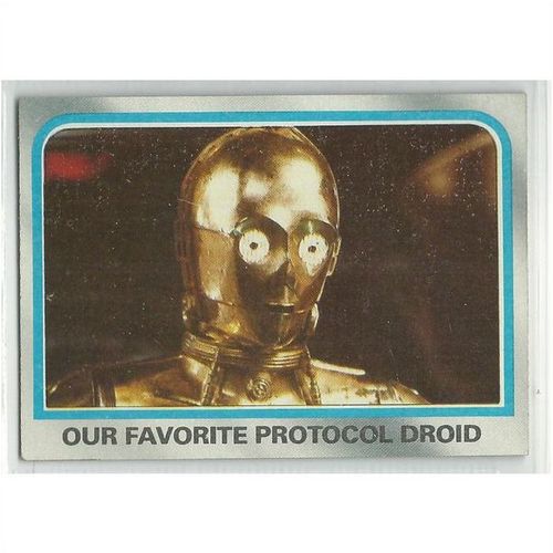 EMPIRE STRIKES BACK card # 228 3 -CPO ' ( 1980 )