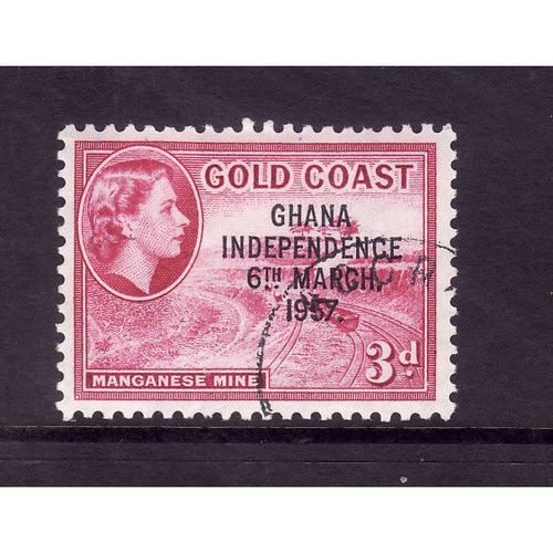 GHANA 1957 SG 175 3d MAGENTA FINE USED