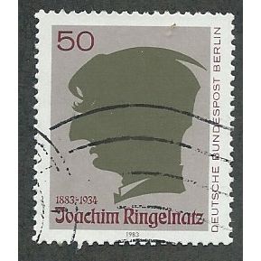 BERLIN -1983 50pf 'RINGELNATZ' FINE USED (EBID49-657)