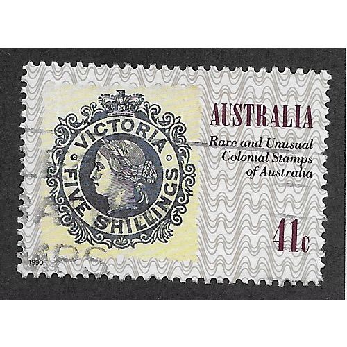 AUS 1990 41c '150TH ANN OF PENNY BLACK' FINE USED (EBID59-052)
