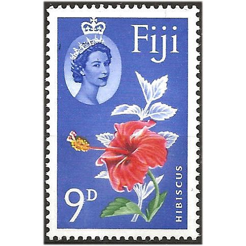 Fiji 1963 SG315 9d Scarlet, Green, Yellow & Ultramarine Unmounted Mint ....
