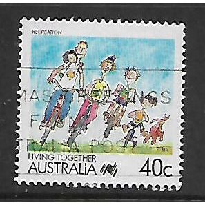 AUSTRALIA 1988 LIVING TOGETHER CARTOONS 40c RECREATION SG1122 FINE USED