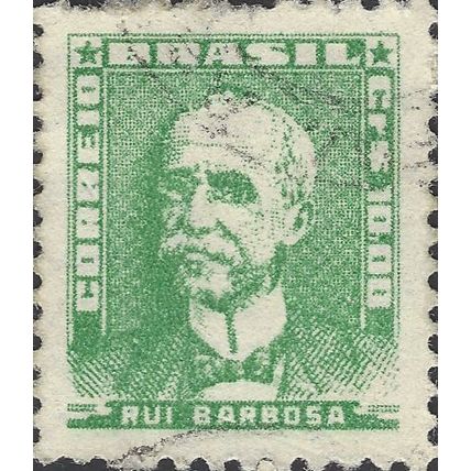 BRAZIL, Rui Barbosa, green 1960, 10cruz, #2