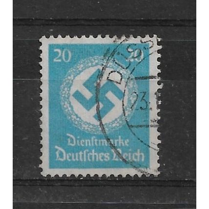 Germany.TheThirdReich.O534 20pf Blue.Fine Used.Nov21