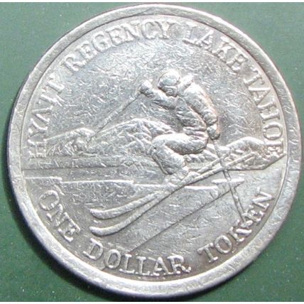 Hyatt Regency. $1 Casino Token. Lake Tahoe, NV. T11.