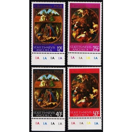 St.Kitts/Nevis. 1968 Complete Set (4 Vals). S.G.191/194 Unmounted Mint