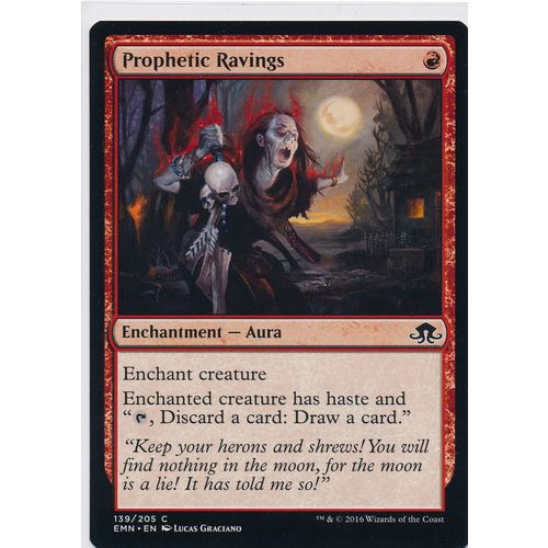 Magic the Gathering MTG Eldritch Moon 139/205 Prophetic Ravings
