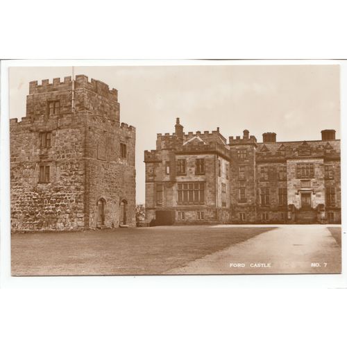 Ford Castle Northumberland RP Postcard 7