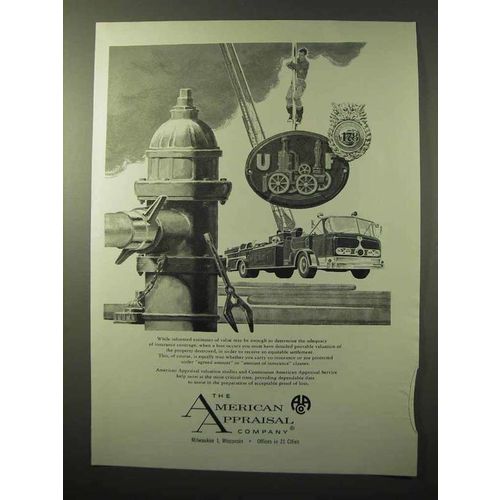 1964 The American Appraisal Company Ad