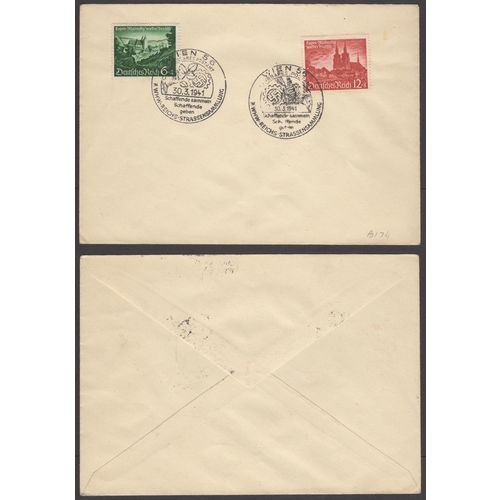 Germany 1941 souvenir cover with Vienna Strassensammlung postmarks