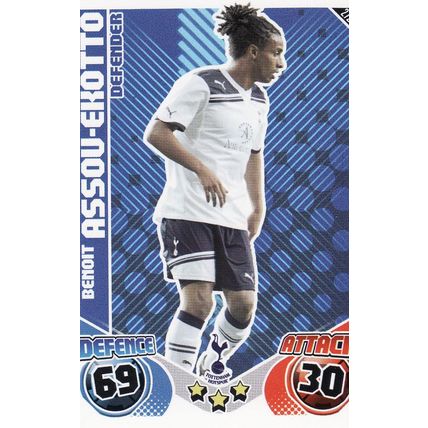 Match Attax 2010/2011 272 Benoit Assou-Ekotto Tottenham Hotspur