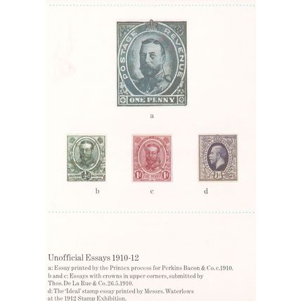 Unofficial Essays 1910 Royal Mail National Postal Museum Postcard