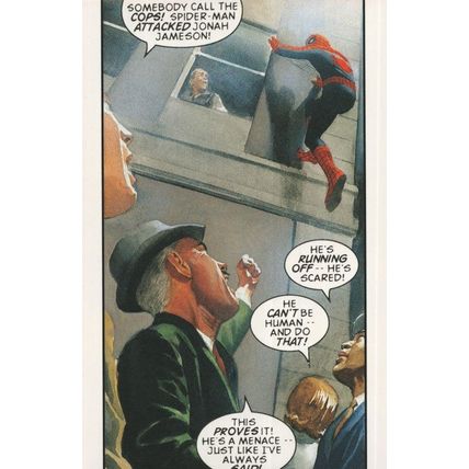 The Amazing Spider Man J Jonah Jameson Marvel Comic Book Postcard