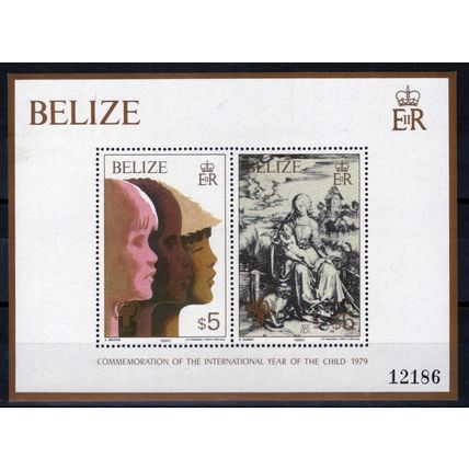 ZAYIX Belize 498 MNH Durer Madonna & Child Artist 061122SM74