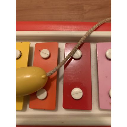 Vintage Little Tikes Musical Xylophone Pull String Toy