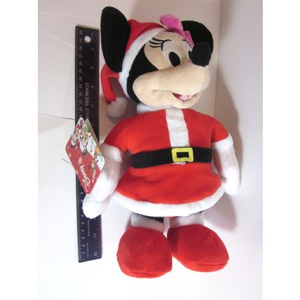 Singing Christmas Minnie Mouse Doll Retro Classic Animated Musical Disney