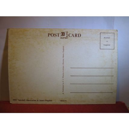 1903 VAUXHALL veteran car unused postcard silver finish to card #
