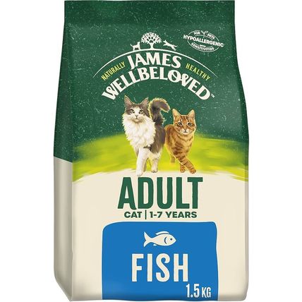 James Wellbeloved Adult Cat Dry Food Fish 1.5 kg