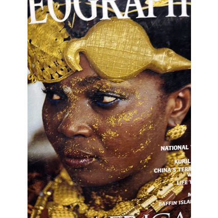 National Geographic Magazine October 1996 African Gold - Vintage Collectable