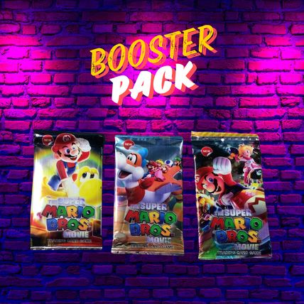 Booster Pack Nintendo Mario Bros Movie Trading Cards