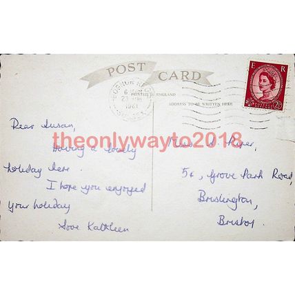 Bognor Regis, 5 Scenes, Postcard, 1961