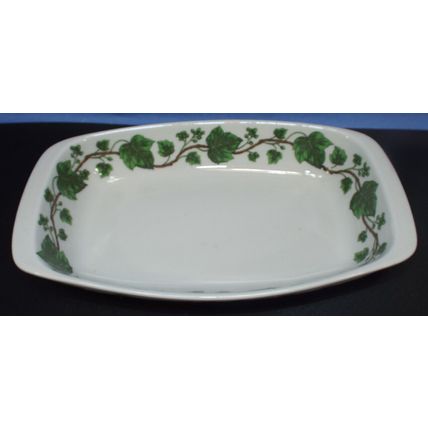 luminite Frugier Porcelaine De Paris France Small Casserole Dish Pan Ivy Vine