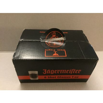 NEW Jagermeister Six Pack 1 Ounce Shot Glasses