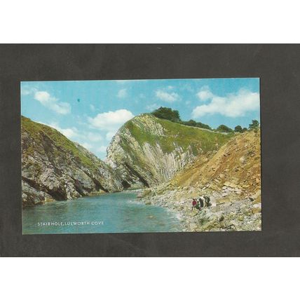 Postcard Dorset Stairhole Lulworth