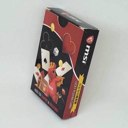 MSI Gaming Dragon Lucky Playing Cards - New Unused