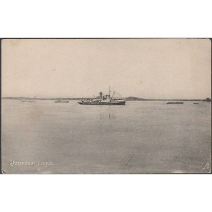 "Attendant", Lagos, c.1905 - Tuck's Postcard