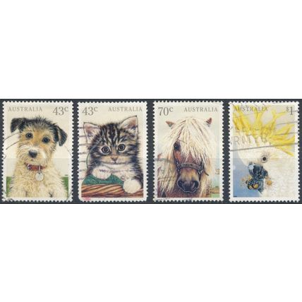 Domestic Pets - Australia 1991 - F H - SG 1299/302
