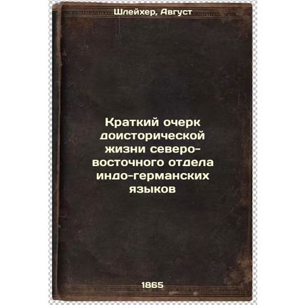 Kratkiy ocherk doistoricheskoy zhizni severo-vostochnogo otdela indo-germansk...
