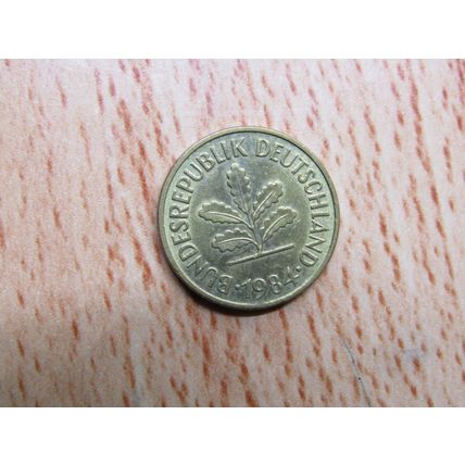 1984d 5 Pfennig Germany Coin
