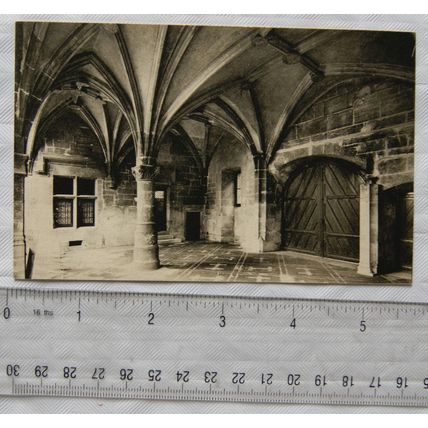 vintage postcard Palais Ducal, Vestibule, Luxembourg