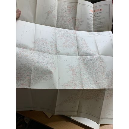 1963 "WHERE TO FISH 1963-1964" ILLUSTRATED HARDBACK BOOK WITH FOLDED MAP (P4)