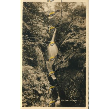 Aira Force,, Ullswater, Cumbria, A506 RP Pettitts Postcard