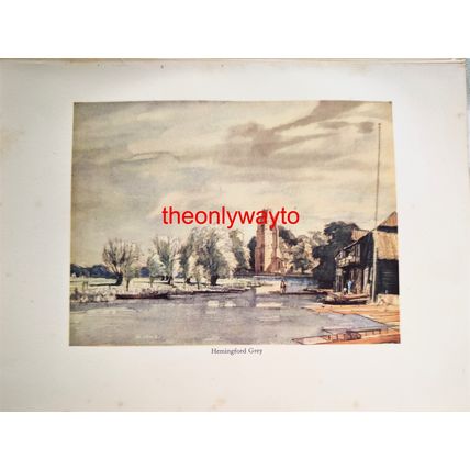 Hemingford Grey, Cambridgeshire, Book Illustration (Print), 1936