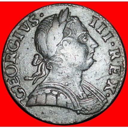 Ⰶ GEORGE III 1760-1820:GREAT BRITAIN★TYPE OF 1/2 PENNY 1774★LOW START★NO RESERVE