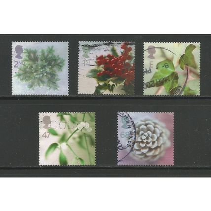 Great Britain 2002 Christmas, used set. SG2321-5