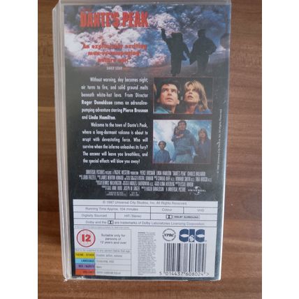 Dante's Peak VHS