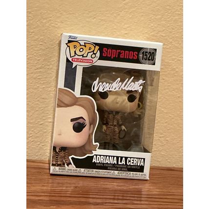 Funko Pop! Adriana La Cerva #1520 Facsimile Laser Autographed (Box & Protector)